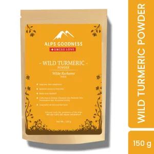 Alps Goodness Powder - Kasturi Haldi (150 gm)| Kasturi Haldi Powder| Wild Turmeric powder| 100% Natural Powder | No Chemicals, No Preservatives, No Pesticides | Face Mask for Even Toned Skin | Face Mask for Glow