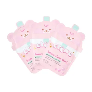 Boba Bears Beary Clear Skin! Sheet Mask (Brightening   Clarifying) - Set of 3