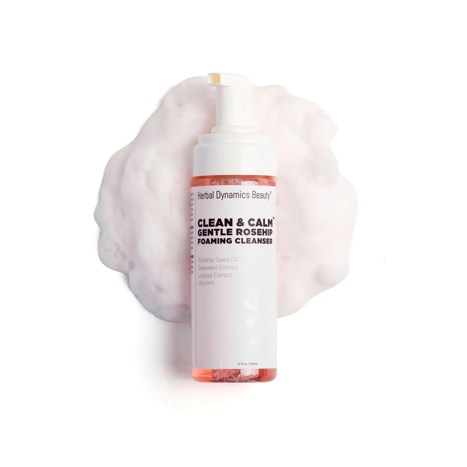 Clean & Calm® Gentle Rosehip Foaming Cleanser