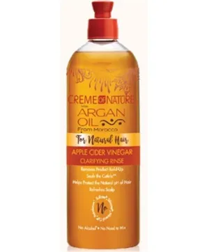 Creme Of Nature Argan Oil Apple Cider Vinegar Clarifying Rinse