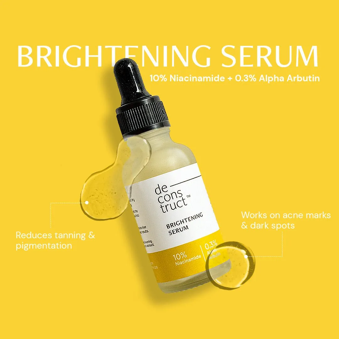 Daily AM PM Young & Glowing Skin Duo- Brightening Serum   Retinol & Peptide Serum