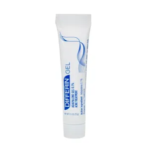 Differin 0.1% Adapalene Acne Treatment Gel, 0.5 oz (15g)