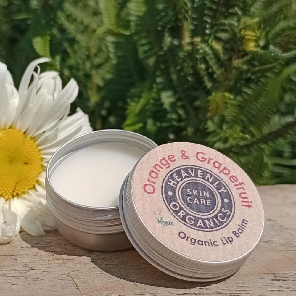 Ecofriendly Lip Balm, Organic Lip Balm, Orange & Grapefruit Lip Cream