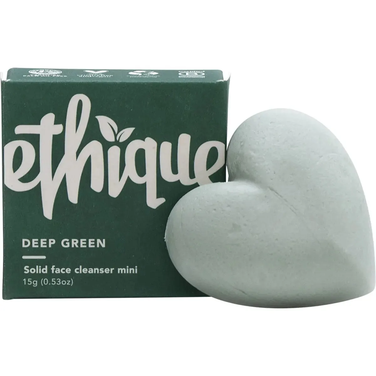 Ethique Solid Face Cleanser Mini Deep Green Oily Normal 15g