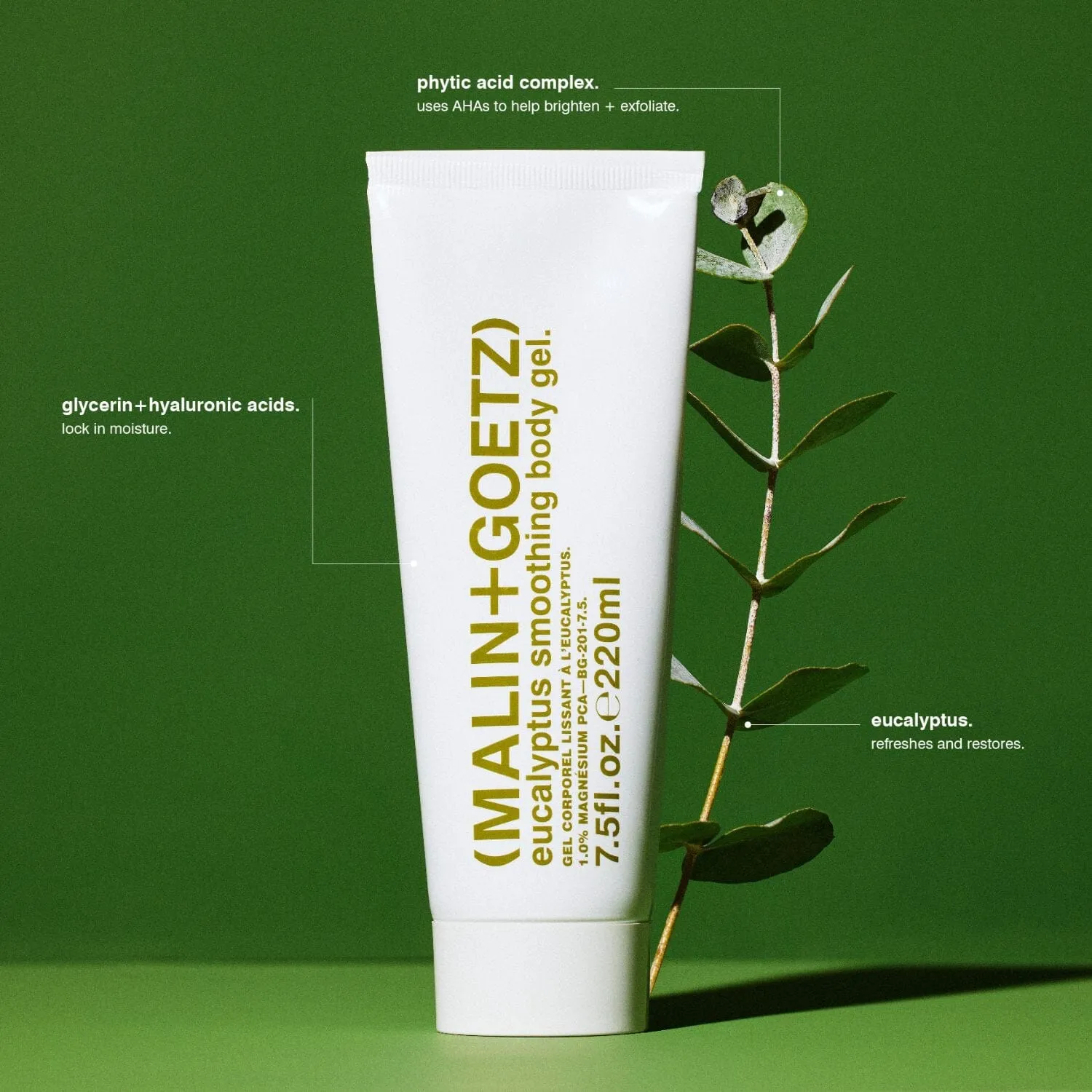 (Malin Goetz) Eucalyptus Smoothing Body Gel (220ml)