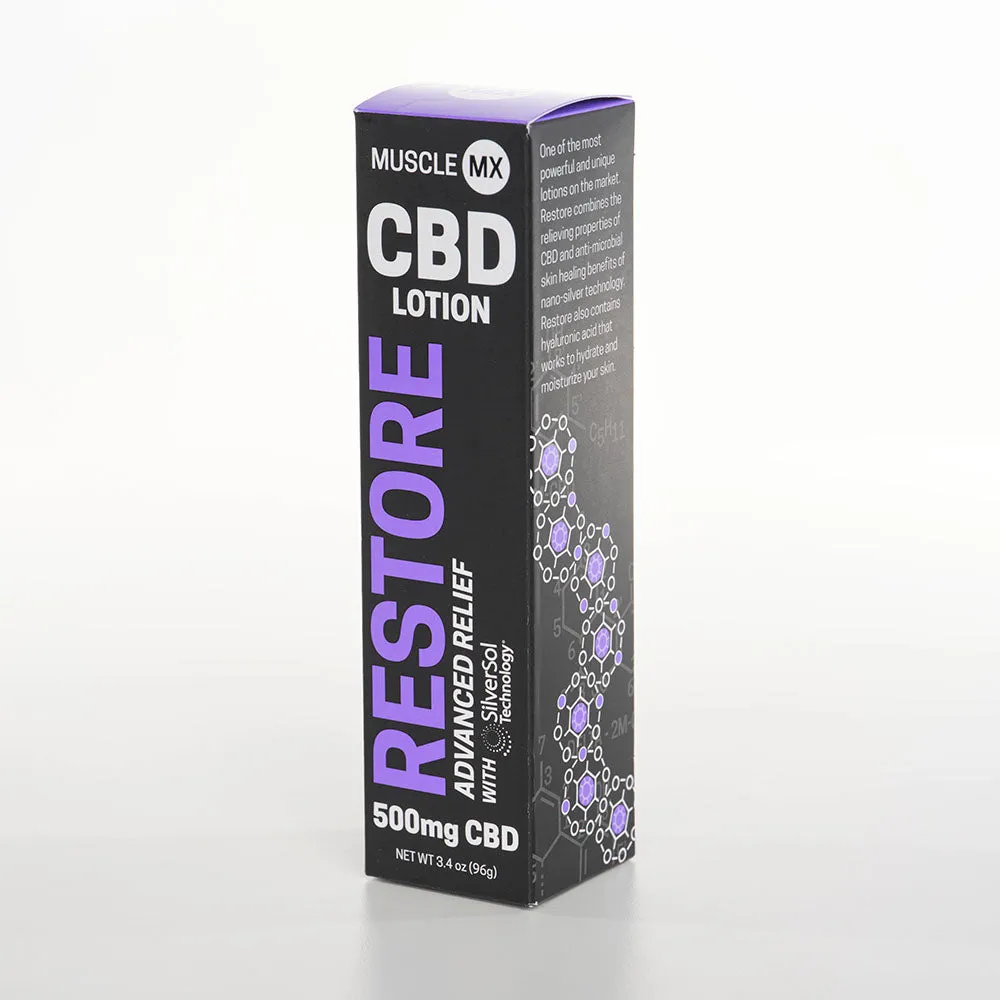 Muscle MX Restore CBD Lotion 1000mg (3.4oz)