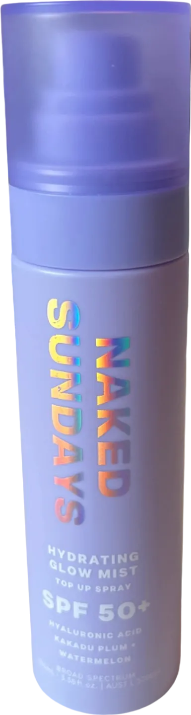 Naked Sundays Hydrating Glow Mist SPF50  100ml