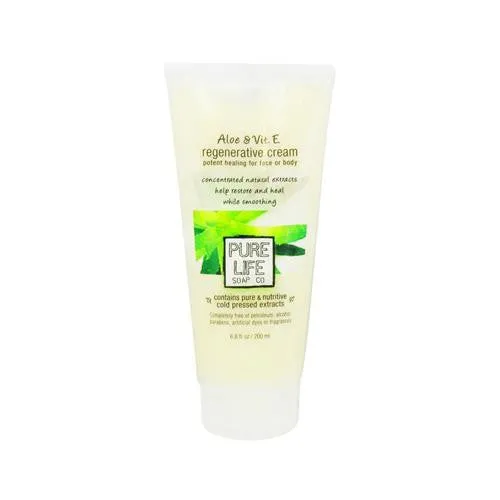 Pure Life Aloe And Vitamin E Regenerative Cream - 6.8 Fl Oz