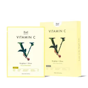 Rael Beauty Vitamin C Facial Sheet Masks