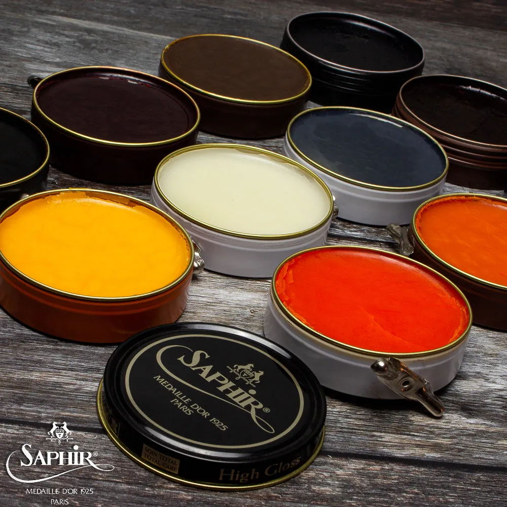 SAPHIR MEDAILLE D'OR PATE DE LUXE WAX POLISH - LIGHT BROWN - 50ml