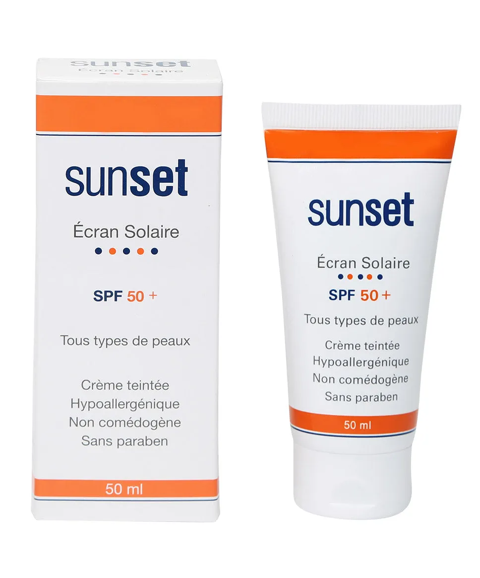 Sunset Ecran Solaire Spf 50  - Tinted