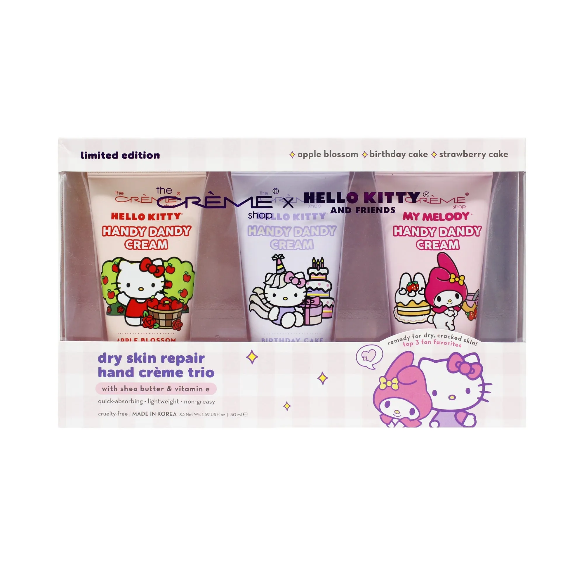 The Crème Shop x Hello Kitty and Friends Handy Dandy Cream Set